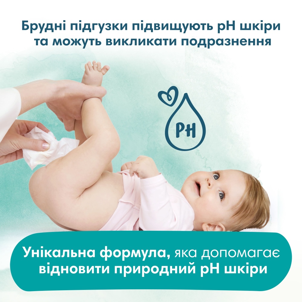 Детские влажные салфетки Pampers Harmonie Aqua 48 шт.