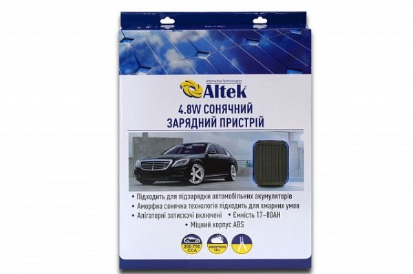 Зарядное устройство солнечное Altek ALT-4.8W