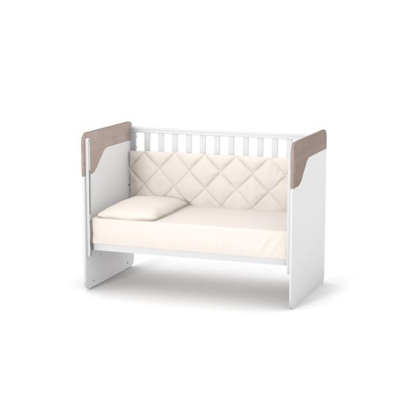Кровать детская Veres Сидней ЛД4 капучино-белый 04.3.1.1.13