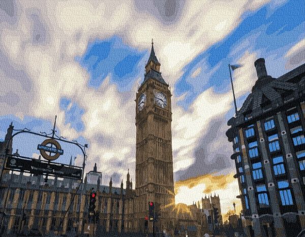 Картина за номерами Перед дощем BookOpt 