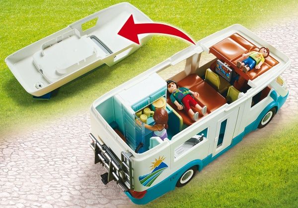 Конструктор Playmobil Сімейний автомобіль-будинок на колесах 70088
