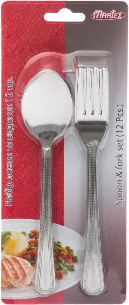 Набор столовых приборов 29-259-001 на 6 персон 12 предметов Martex