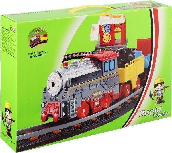 Залізниця LiXin з потягом 66x36 см 9905