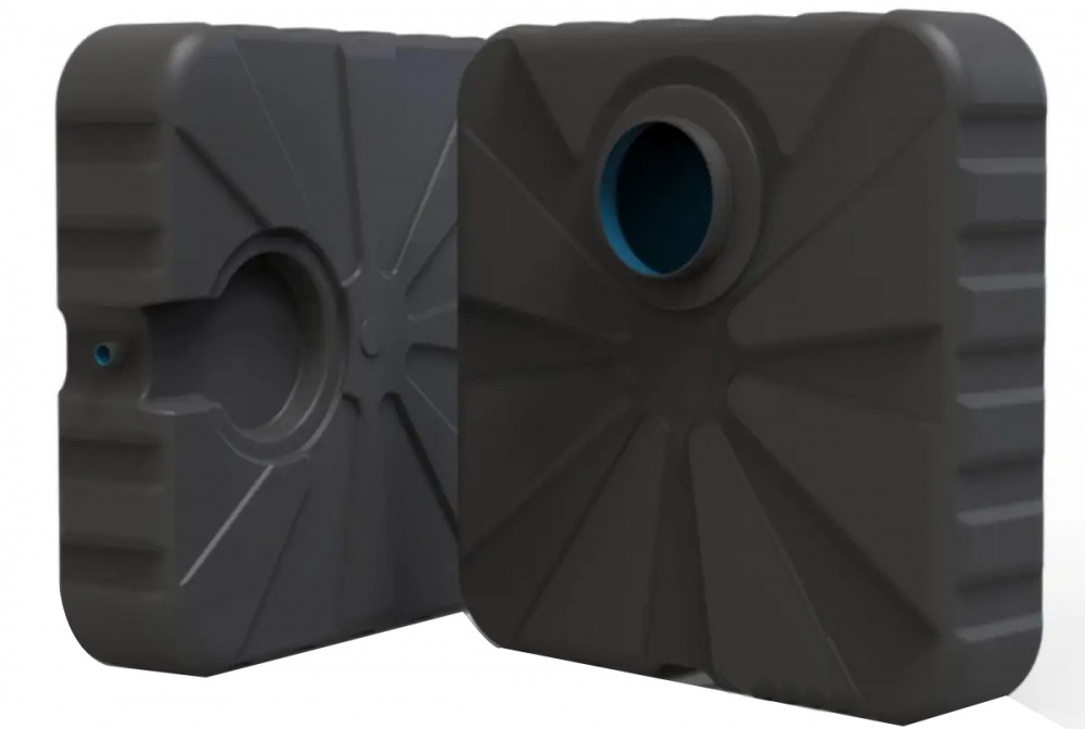 Бак для душа Litolan 50 л черный