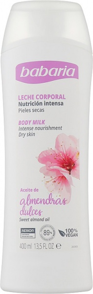 Молочко для тела Babaria с экстрактом сладкого миндаля 400 мл
