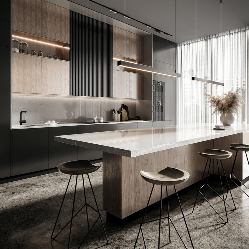 Магнітний трековий світильник 12 Вт 4000 К чорний Feron MGN300 12W 