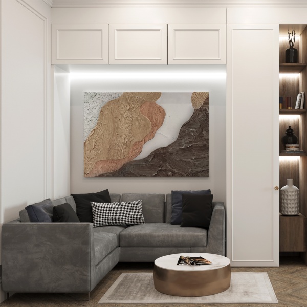 Картина на холсте Текстурный рисунок 80x110 см WS Holst 2180420232 