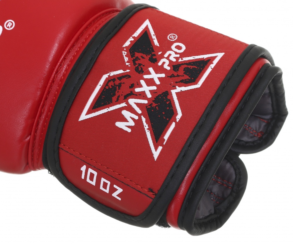 Боксерские перчатки MaxxPro AVG-616 Red vynil-10 р. 10 10 ozoz Red vynil-10 красный