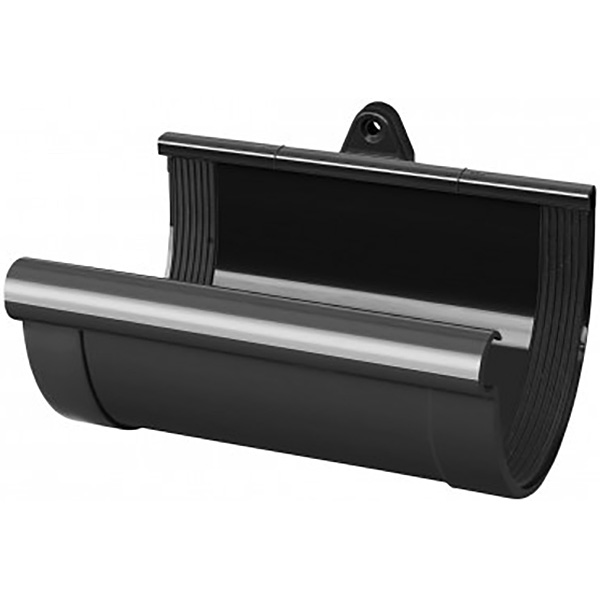Муфта желоба RainWay 90 мм графитовая