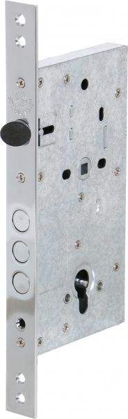 Дверний замок вхідний Securemme 2061UCR60XX під циліндр хром