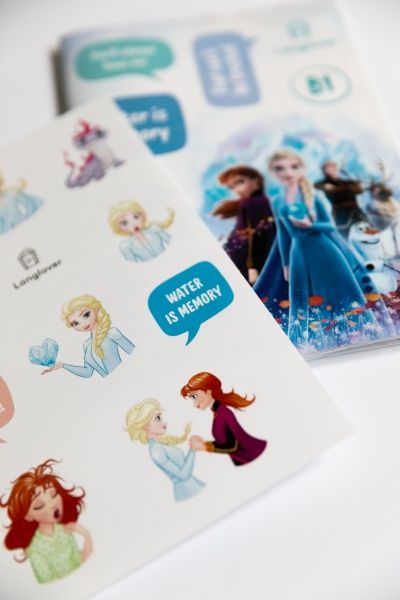 Журнал «для изучения английского языка Frozen Heart 2 LangLover»