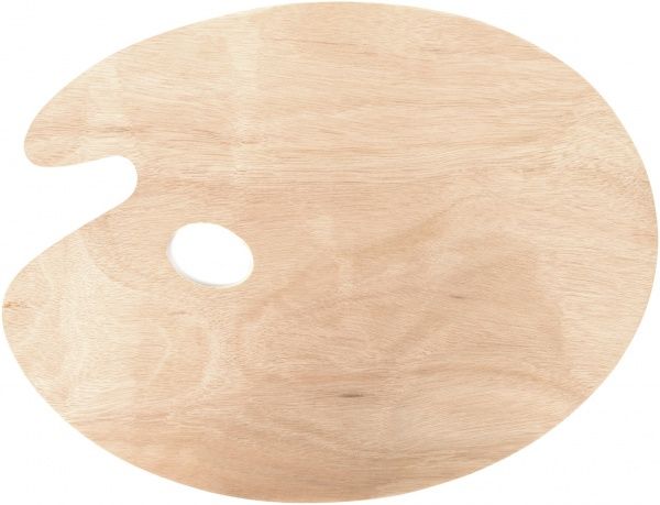 Палитра деревянная овальная 30*40 см D.K.ART & CRAFT