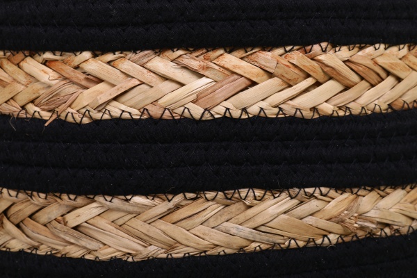 Корзина Countryside 27х23 см черно-бежевый