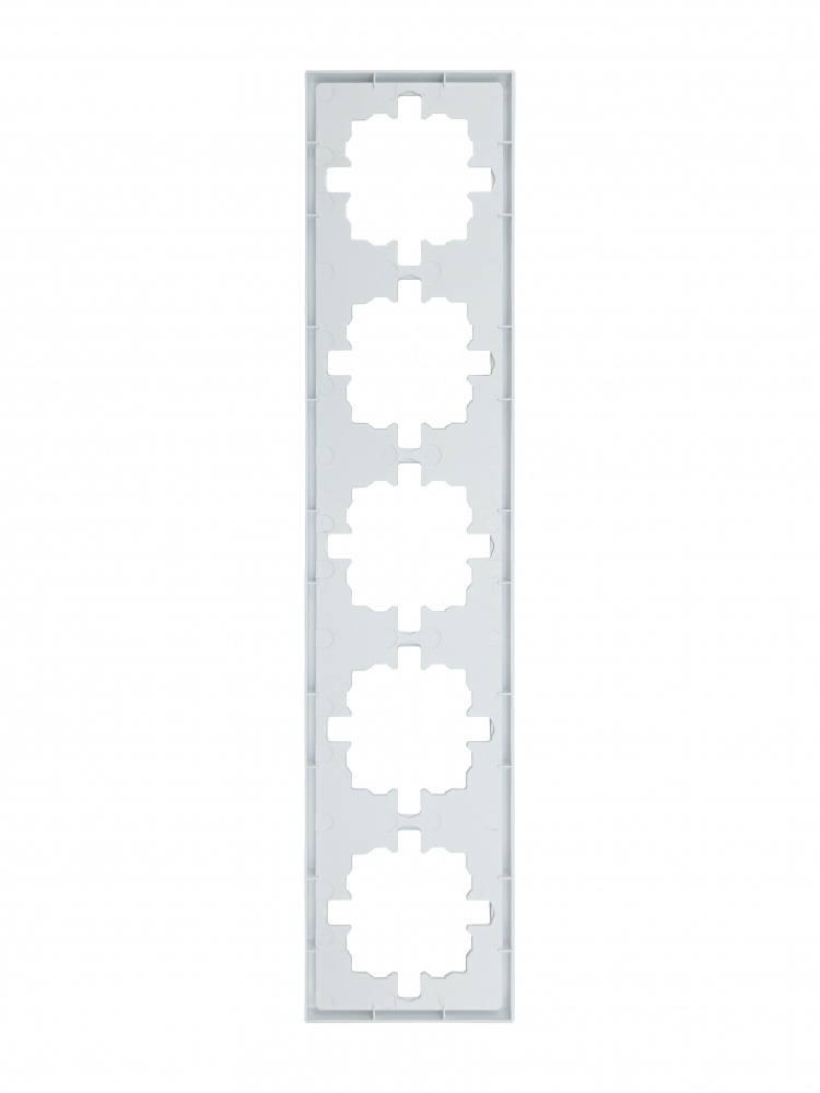 Рамка п'ятимісна HausMark Juna універсальна білий