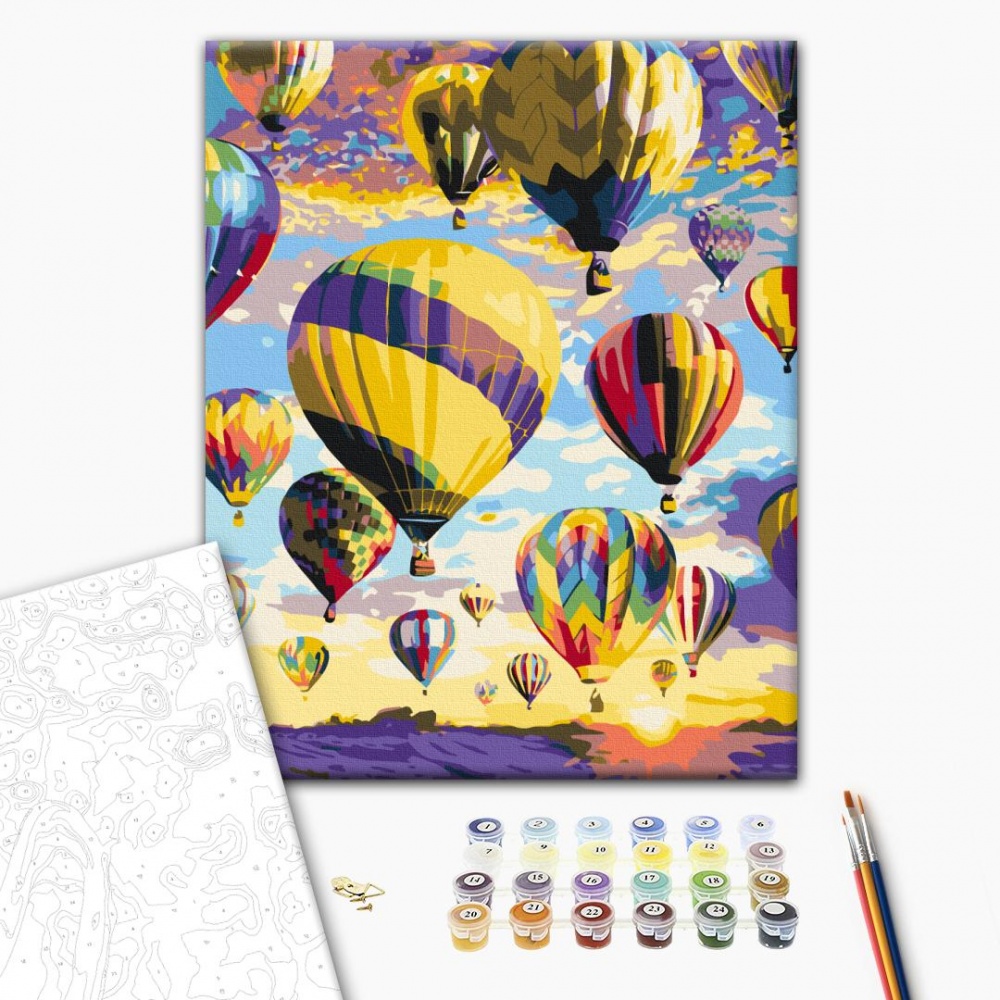 Картина за номерами Мрії в небі 30х40 см Brushme