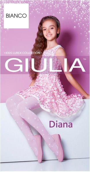 Колготки детские Giulia DIANA (1) р.116-122 bianco 