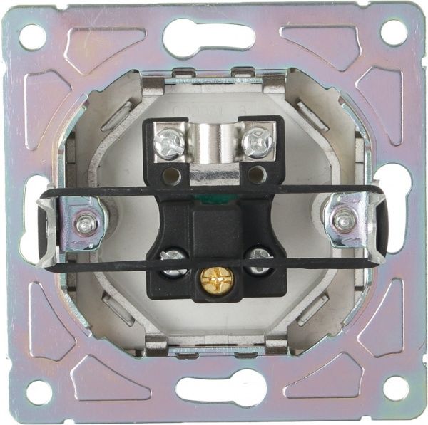 Механизм розетки TV HausMark Alta без крышки черный SNG-SCP.SQ20MG1TV-BK