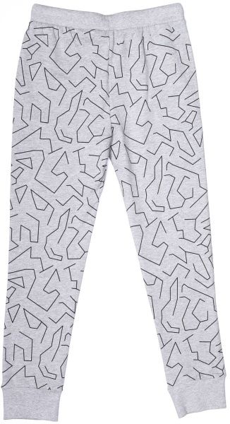 Брюки спортивні LINCOLN&SHARKS 2M3903 р.134 сірий із чорним 