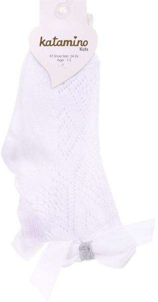 Носки для девочек KATAMINO K24060 р.1-2 белый 