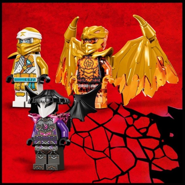 Конструктор LEGO NINJAGO Літак Золотого дракона Зейна 71770