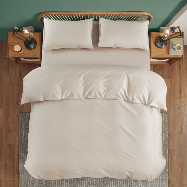 Комплект постельного белья Solido семейный светло-серый La Nuit 