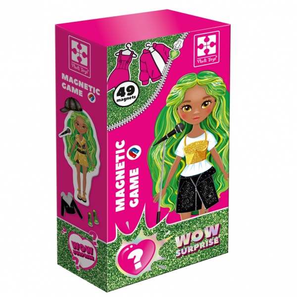 Игра настольная Vladi Toys Магнитная одевашка WOW Surprise Singer VT3210-13