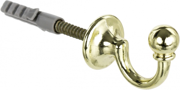 Держатель для шторы Бароко золото 3 см 3253
