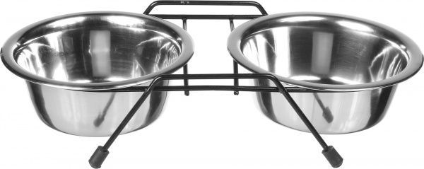 Набір Lilli Pet Double-Dinner з двох мисок і підставкою 2х430 мл 20-5615