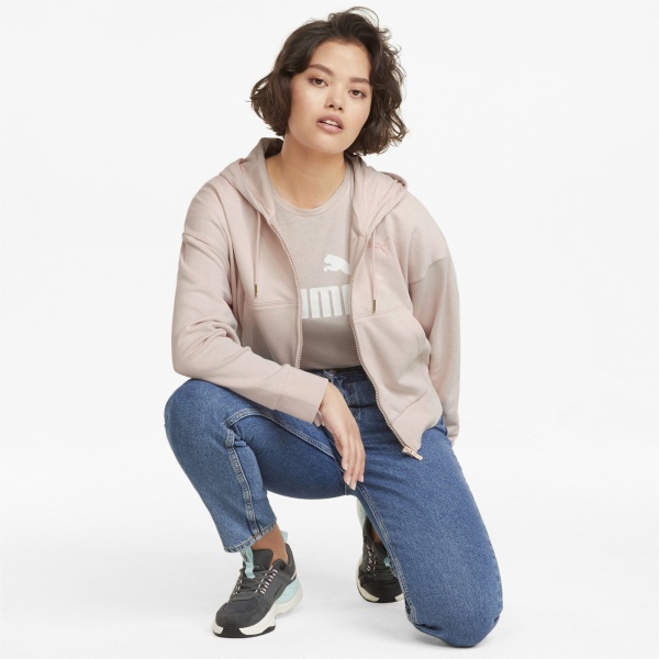 Джемпер Puma HER Full-Zip Hoodie TR 58952136 р. XL чорний