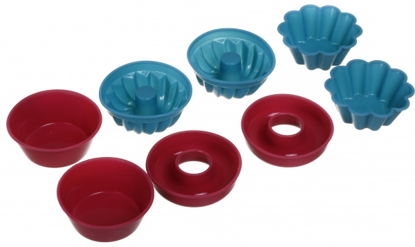 Набор форм для выпекания кексов на 8 шт. 7.6х7.6 в подарочной упаковке Flamberg Smart Kitchen