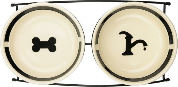 Підставка Trixie Eat on Feet з двома мисками D13 0,25 л 24640