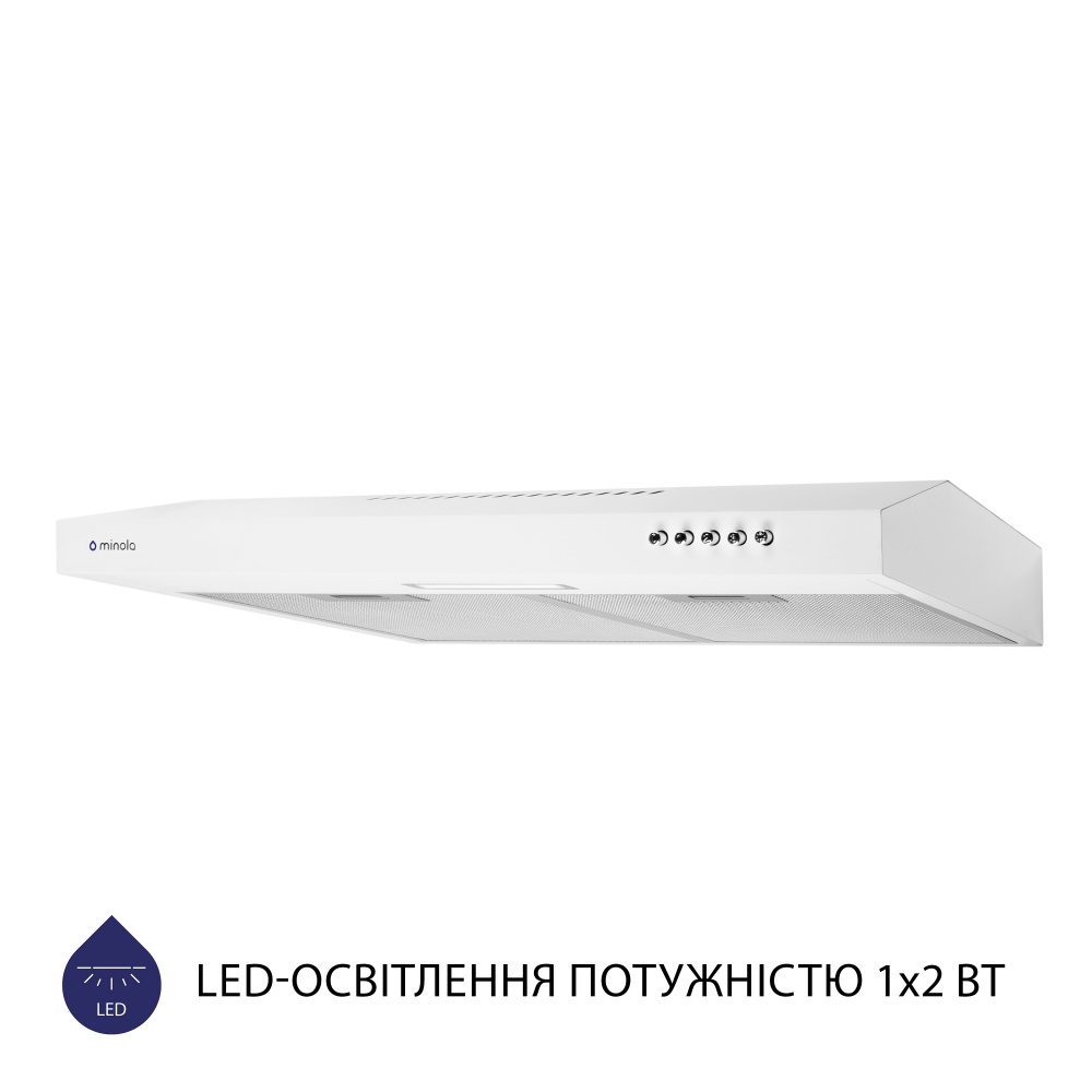 Витяжка Minola HPL 613 WH плоска