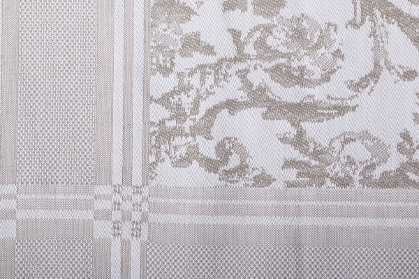 Скатертина Porto 150x200 см білий із бежевим Sous Dias 