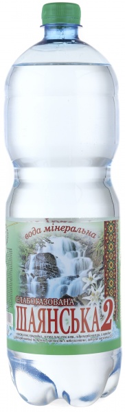 Вода Шаянська 2 мінеральнаслабогазована 1,5 л 