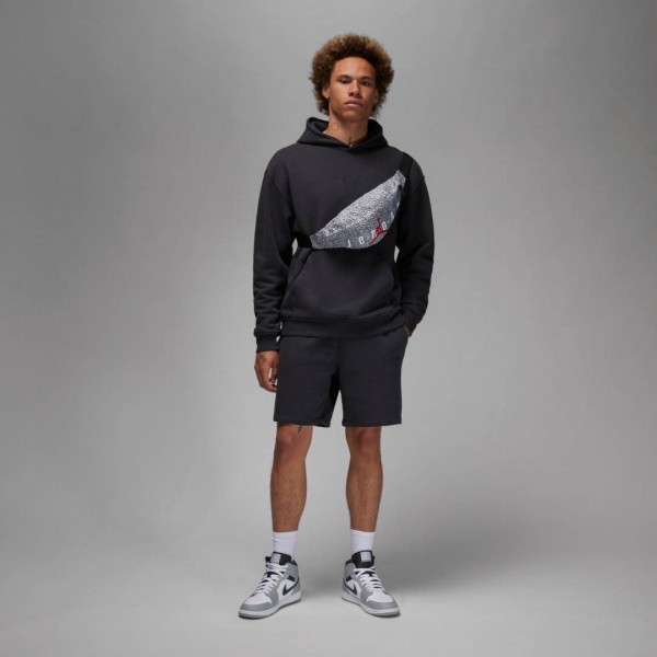 Джемпер Nike M J AIR JDN WM FLC HOODIE FJ1966-045 р.M чорний