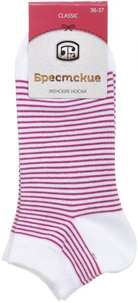 Шкарпетки Conte CLASSIC 1101 066 р. 23 рожевий із білим 