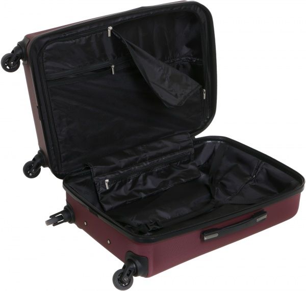 Чемодан UP! (Underprice) 19120280 бордо 59х43х26 см 