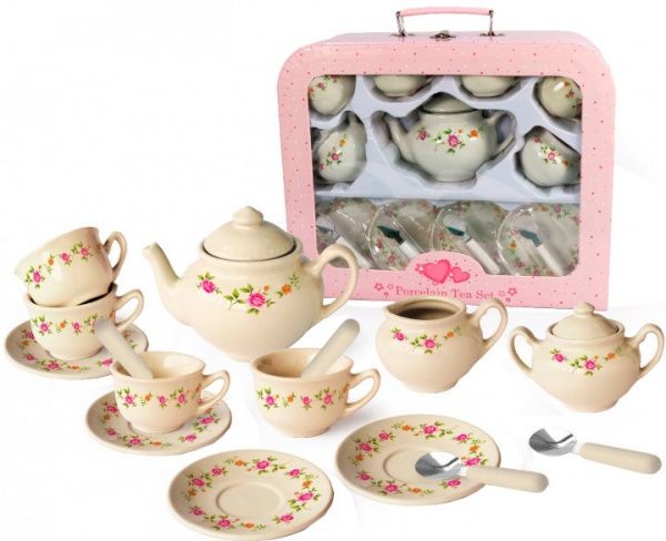 Ігровий набір посуду Champion порцеляновий чайний Троянда