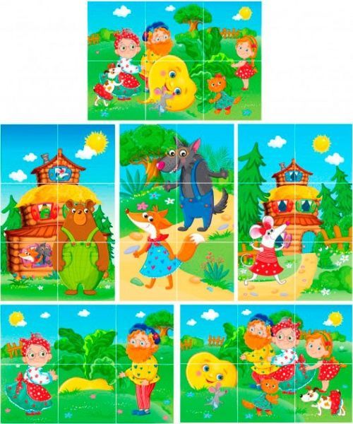 Набор кубиков Vladi Toys Сказки ZB1002-02