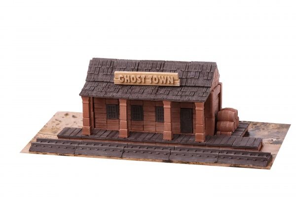 Конструктор Wise Elk Железнодорожная станция. Дикий Запад