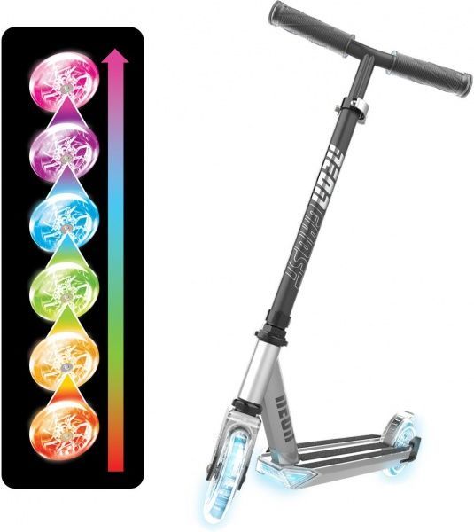 Самокат Neon Ghost N101166 светло-серый N101166 