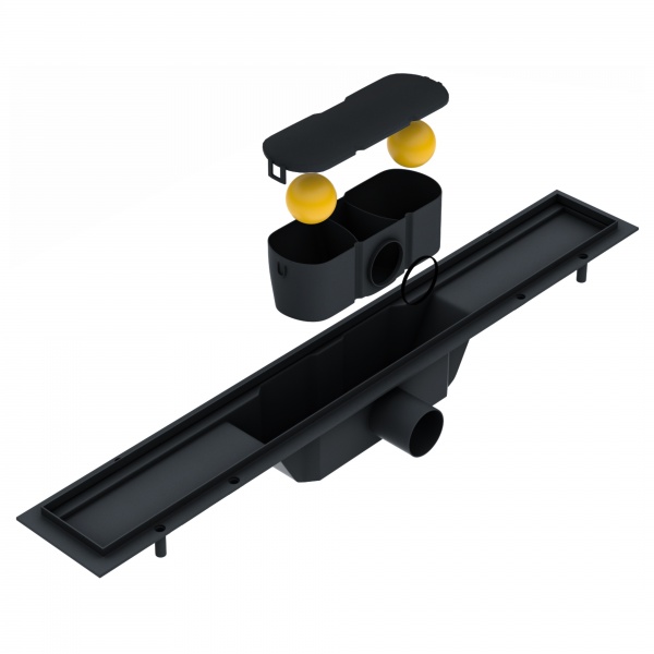 Душевой трап Imprese d4460BC со сплошной решеткой