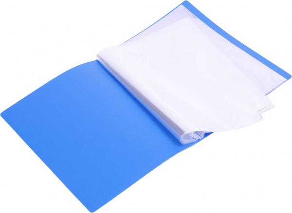 Папка А4 с 40 файлами синий UP! (Underprice)