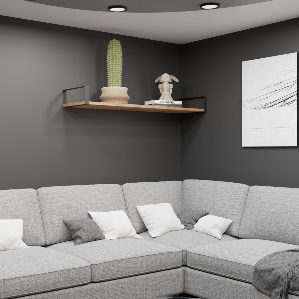 Кронштейн для полиць Valore Прямокутник Loft SB-R-21