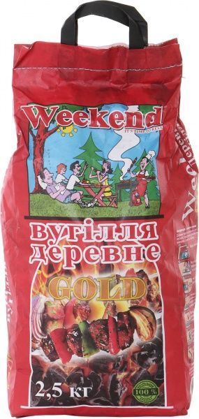 Вугілля деревне Weekend GOLD 2,5 кг