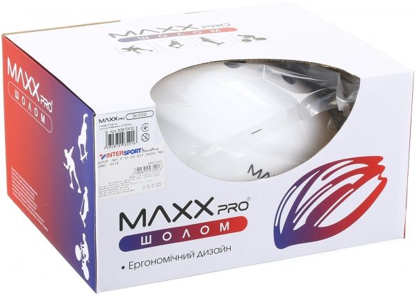 Шлем защитный MaxxPro SK03W р. 51-55 белый