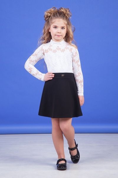 Юбка школьная 30-9015-1 Zironka р.146 черный 
