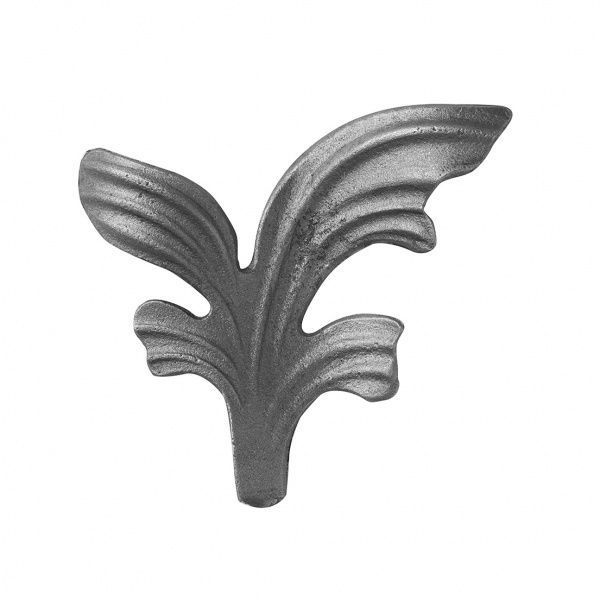 Декоративная вставка Листочек левый 90х100 мм 2227L