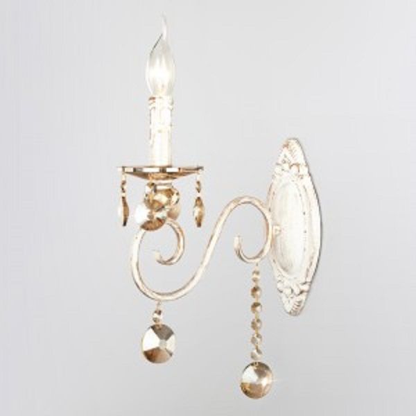 Бра Strotskis Ravenna 1x60 Вт E14 белый/золото 10104/1 