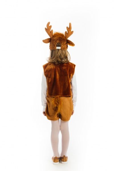 Костюм карнавальний КАРНАВАЛІЯ Олень з вишивкою 4-7 років р.116-122 коричневий 